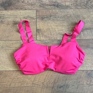 Athleta Bright Pink Bikini Top